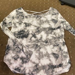 Tie dye long sleeve t